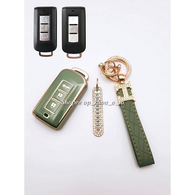 Vỏ Tpu Bảo Vệ Chìa Xe Mitsubishi Outlander 2015 2017 Xpander Sport Triton Pajero Sport Xforce  Desti