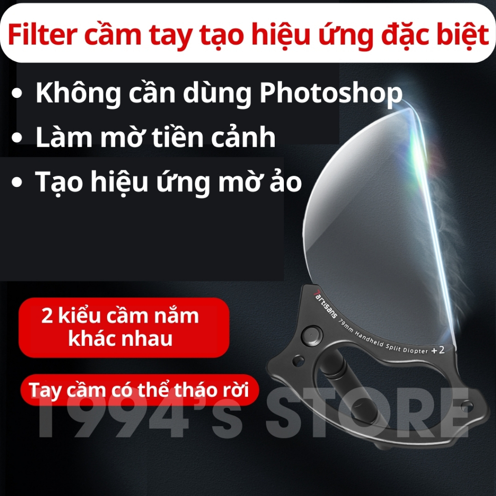 7Artisans Handheld Split Diopter Effect Filter - Kính lọc cầm tay tạo hiệu ứng đặc biệt