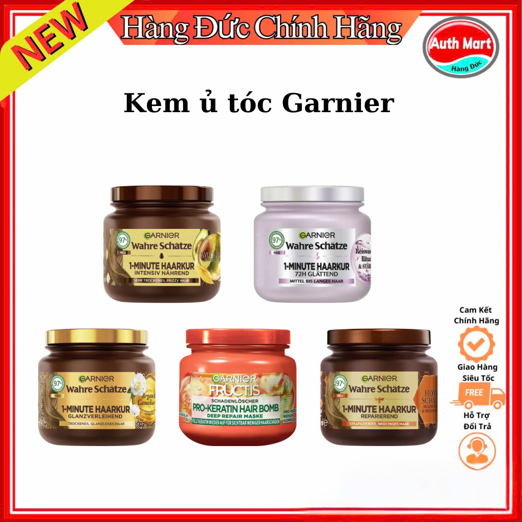 Kem ủ tóc Garnier Wahre schätzePháp