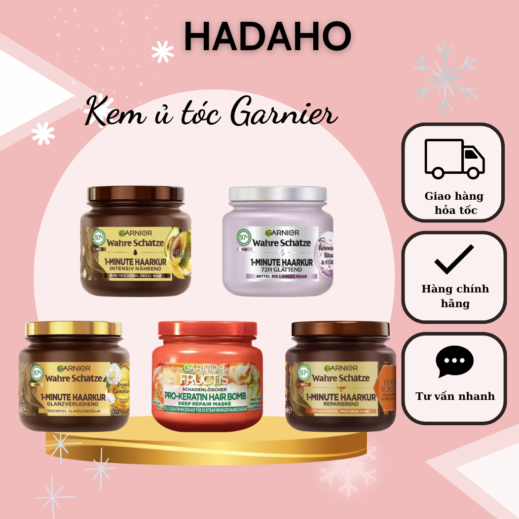 Kem ủ tóc Garnier Wahre schätze Pháp