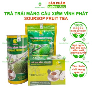 Trà mãng cầu xiêm Vĩnh Phát, trà mãng cầu 100% từ trái mãng cầu xiêm giúp ngủ ngon, thanh nhiệt