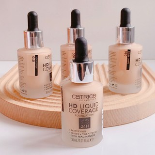 Kem Nền Kiềm Dầu, Che Phủ Tự Nhiên Catrice HD Liquid Coverage Foundation 30ml