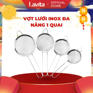 VỢT LƯỚI INOX TRÒN 1 QUAI