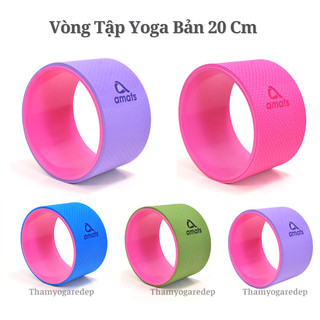  VÒNG TẬP YOGA  Bản Rộng 20Cm Khung Nhựa ABS Bọc TPE Cao Cấp  Yoga Amats 