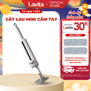  Cây lau tự vắt mini cầm tay tháo rời tiện lợi vệ sinh nhanh chóng - bông lau thay thế