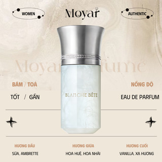  10ml Les Liquides Imaginaires Blanche Bête | Nước hoa unisex | Moyar Perfume 