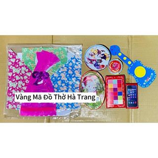 Quần Áo giấy Sơ Sinh Vàng Mã (cô bé đỏ, cậu bé đỏ)