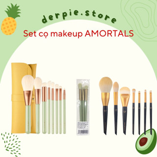 [ NGUYÊN SET ] Set / Bộ cọ trang điểm / makeup AMORTALS 7 cọ - 8 cọ sợi lông siêu dày, mềm mại