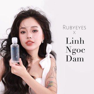 Nước Ngâm Và Nhỏ Mắt Lens Ruby Eyes Hàn Quốc Làm Sạch Sâu, Chuyên Dùng Cho Kính Áp Tròng - Gina Lens