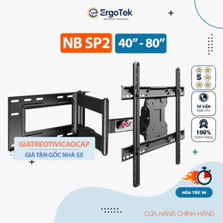 Giá treo tivi xoay vuông góc với tường NB SP2 40 - 80 inch - Khung Treo Tivi Góc Xoay 90 Độ North Bayou SP2