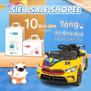 Bỉm Yingcool full size - combo mua 10 bịch Tặng 1 Xe Oto Đua có điều khiên