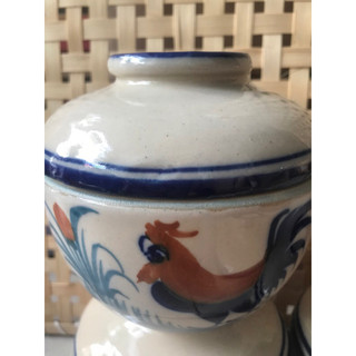 Thố tiềm 10 con gà (miệng 11cm cao 7cm )