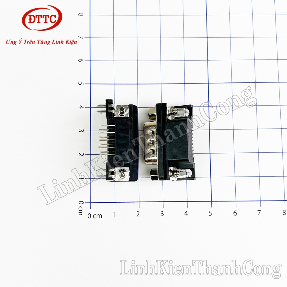 Bộ 10 Chiếc Cổng DB9 Đực Chân Cong Hàn Mạch