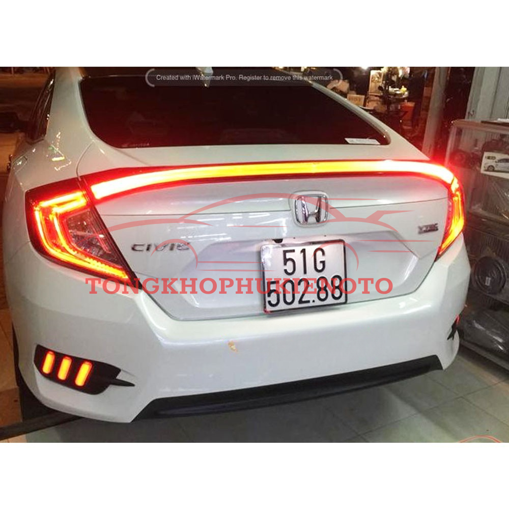Đuôi gió đèn Led HONDA CIVIC 2018 - 2020
