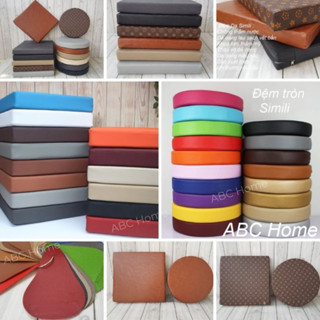 Nệm ngồi bệt, Đệm lót ghế Da Simili 40x40x5cm