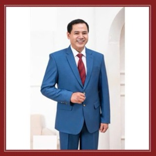 Bộ vest nam trung niên,bộ quần áo vest 2 cúc vải nhập khẩu ấn độ,phù hợp tuổi trung niên Cao Cấp