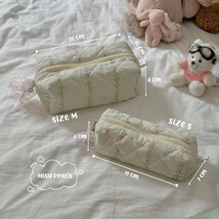 Pouch Misu - Hộp bút chần bông - ICHI.SG (Không kèm móc khoá)