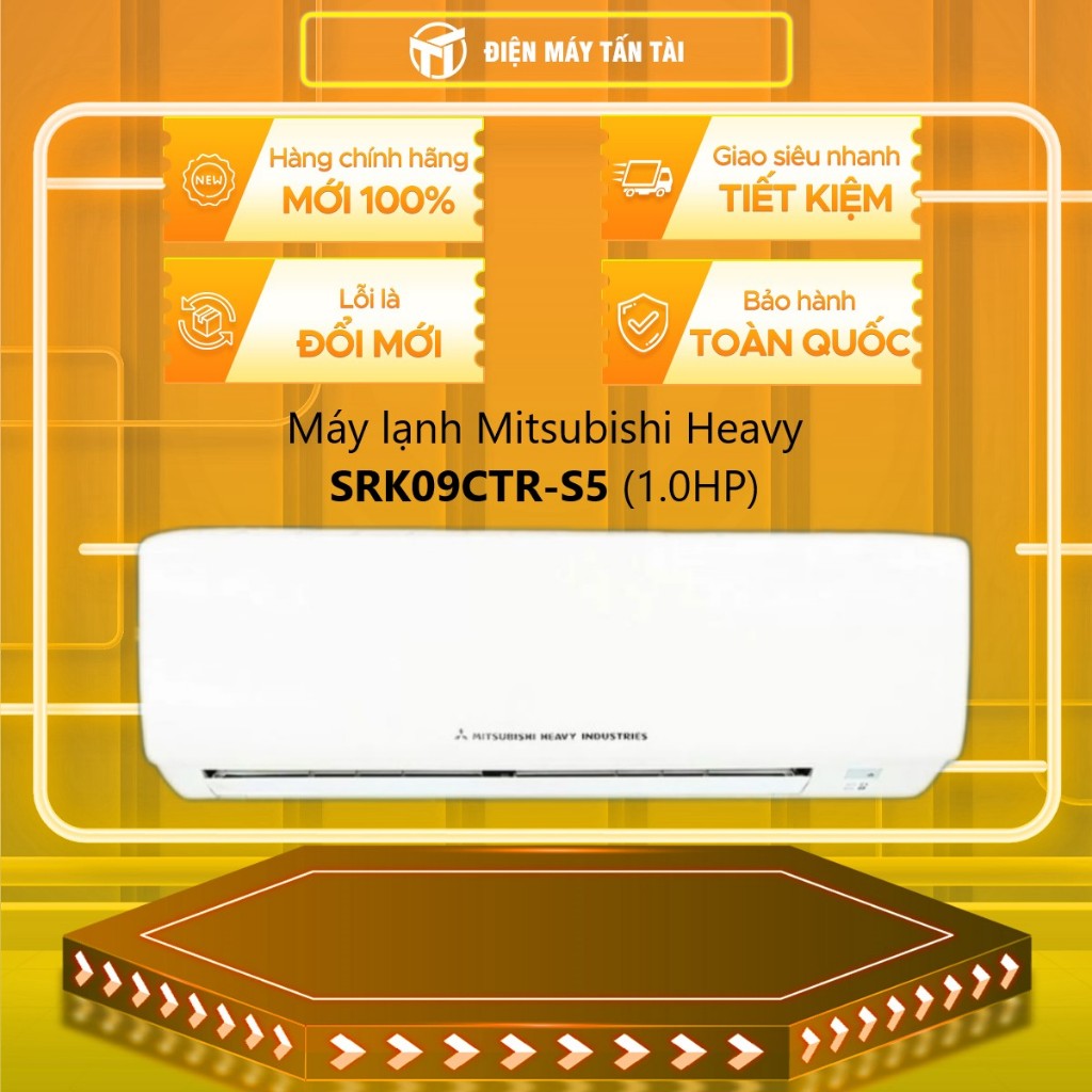 [SHOPEE - LẮP ĐẶT 0Đ HN HCM] - SRK09CTR-S5 - Máy lạnh Mitsubishi Heavy 1HP KHÔNG INVERTER SRK09CTR-S5