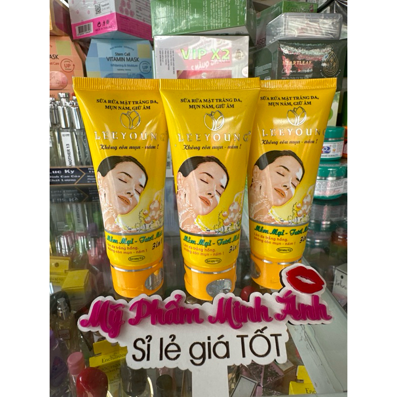 sữa rửa mặt lee young 50g (chuẩn cty) lẻ 1 tuýp