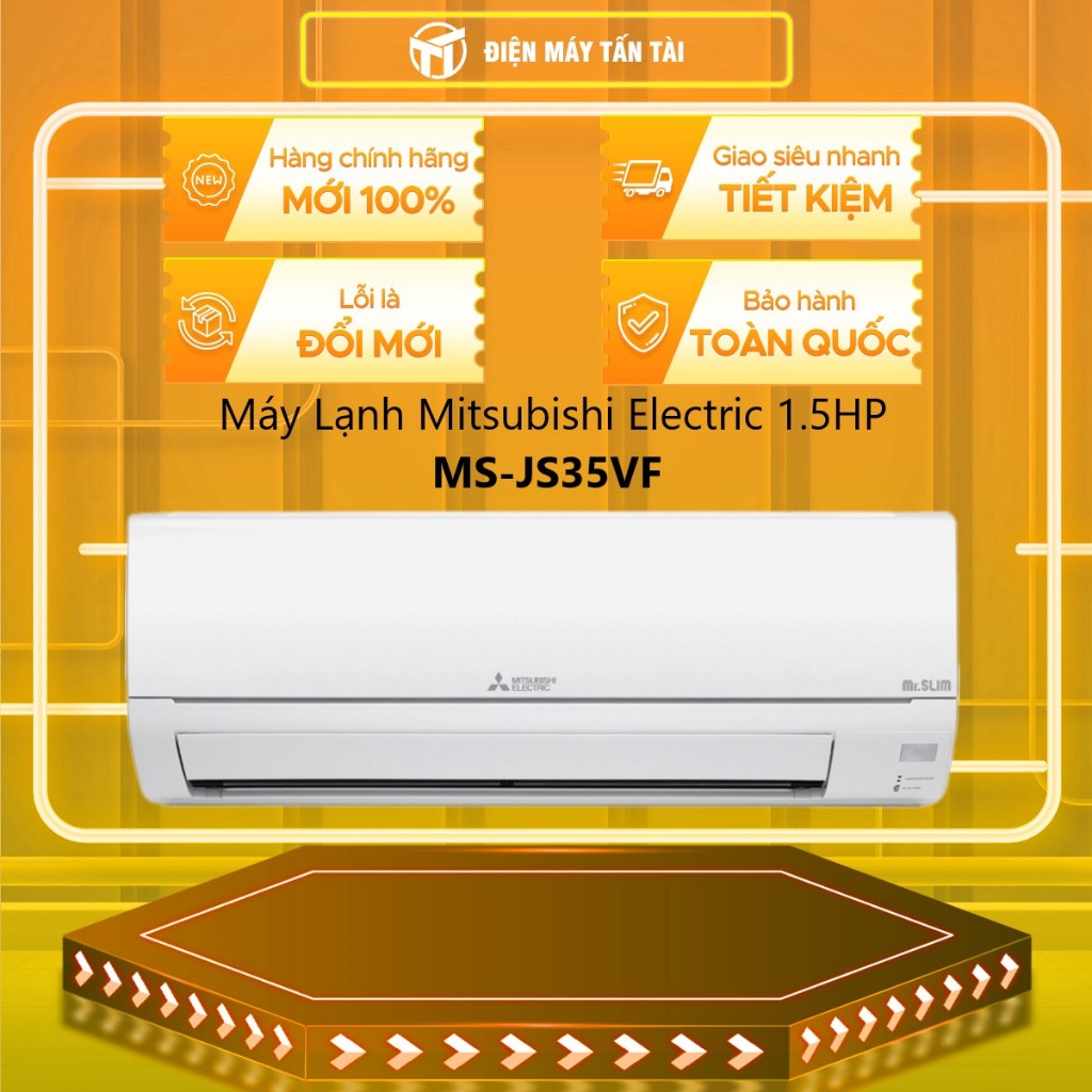 [SHOPEE - LẮP ĐẶT 0Đ HN HCM] - MS-JS35VF - Máy Lạnh Mitsubishi Electric KHÔNG INVERTER 1.5HP MS-JS35VF