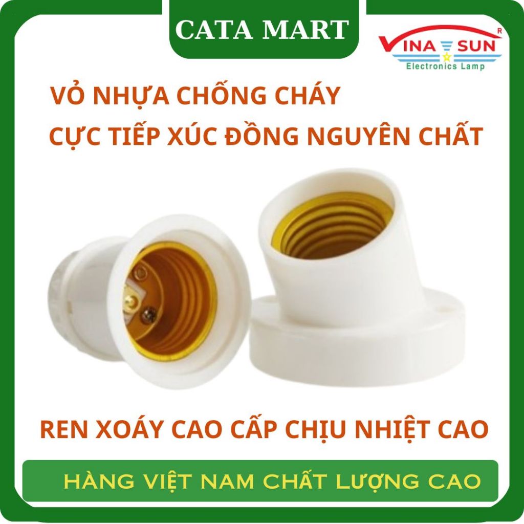 Đuôi đèn E27 Vinasun – đuôi treo, đuôi gắn tường