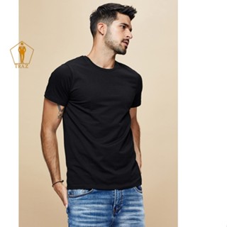 Áo thun Phông Lót Nam Trắng Đen TRAZ Đẹp Cổ Tròn Dáng Phom Rộng Cộc Tay Lỡ Trơn Cotton