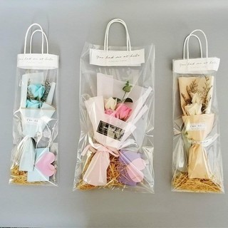 Sỉ 10 Túi Trong Quai xách (m5), Túi Đựng Bó Hoa, Đựng Quà Sang Trọng size XS, S, M,L