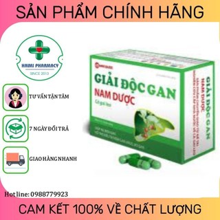 Giải độc gan Nam Dược, giúp hạ men gan, giảm mụn nhọt, mẩn ngứa 