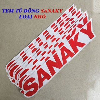 Tem tủ đông SANAKY loại nhỏ
