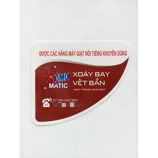 COMBO 10 TEM DECAN DÁN MÁY GIẶT OMO