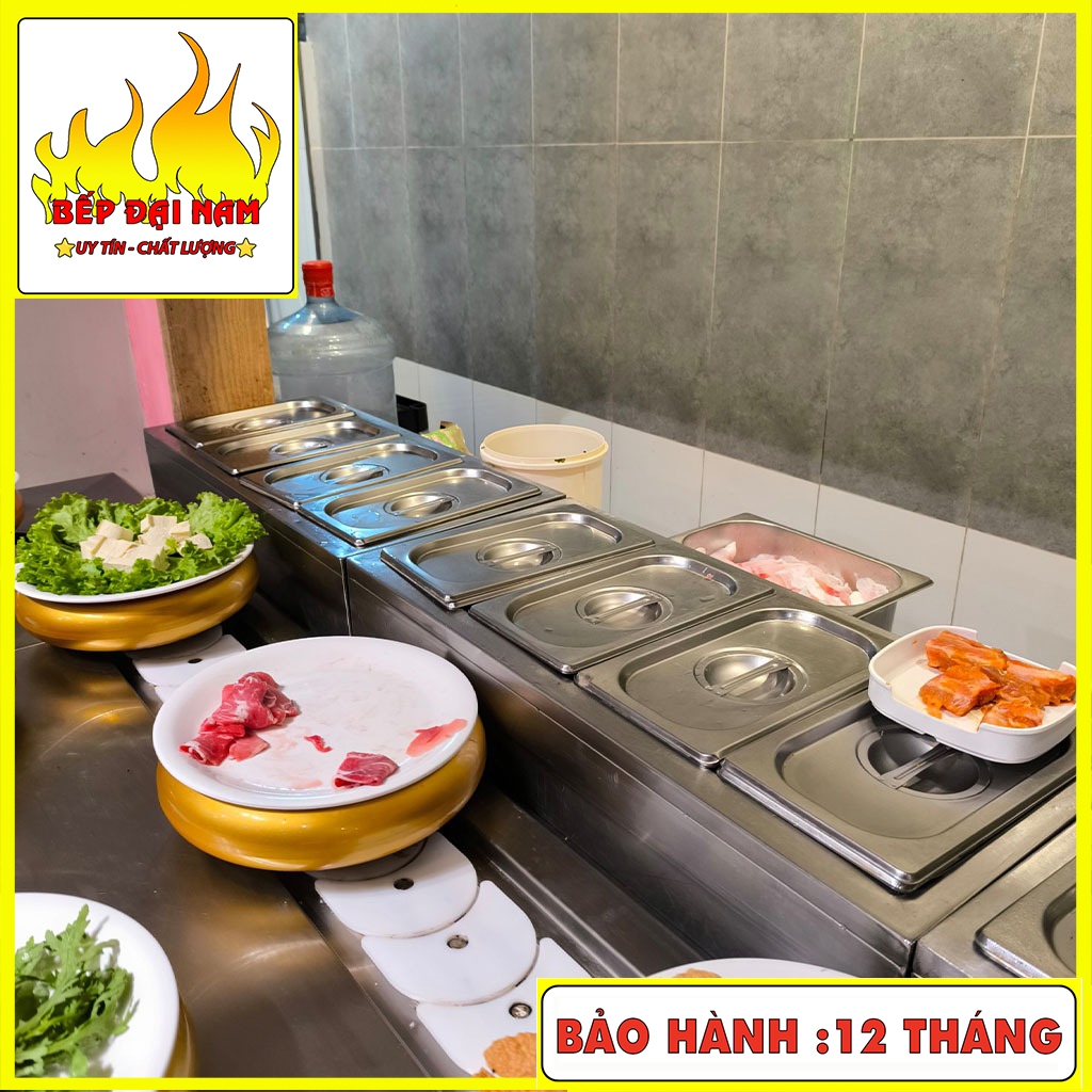 Khay giữ lạnh buffet, quầy lạnh buffet inox cao cấp