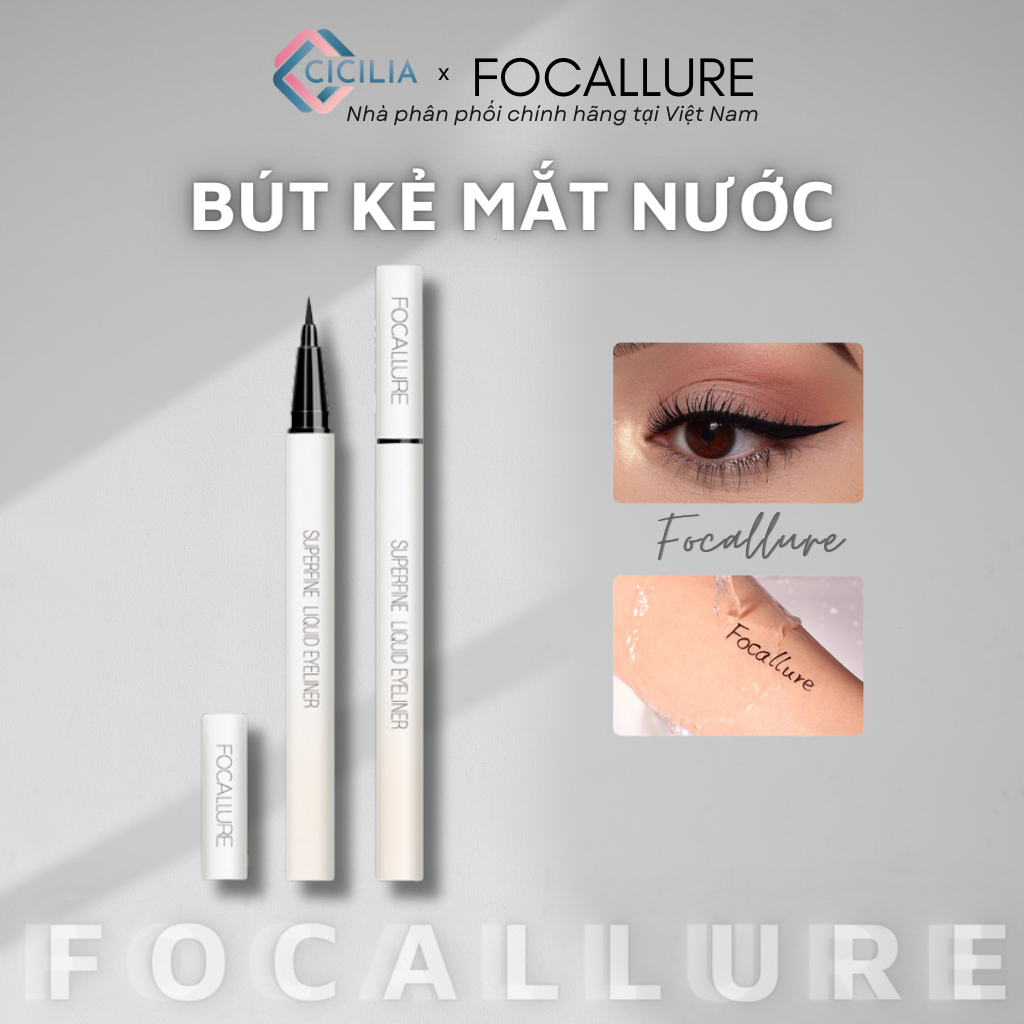 Bút Kẻ Mắt Nước FOCALLURE Dạng Lỏng Lâu Trôi Bền Màu Chống Thấm Nước Và Mồ Hôi FA-91