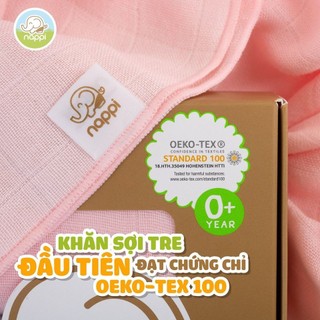 Hộp khăn sợi tre đa năng Nappi 77x77 cm (2 chiếc/hộp)