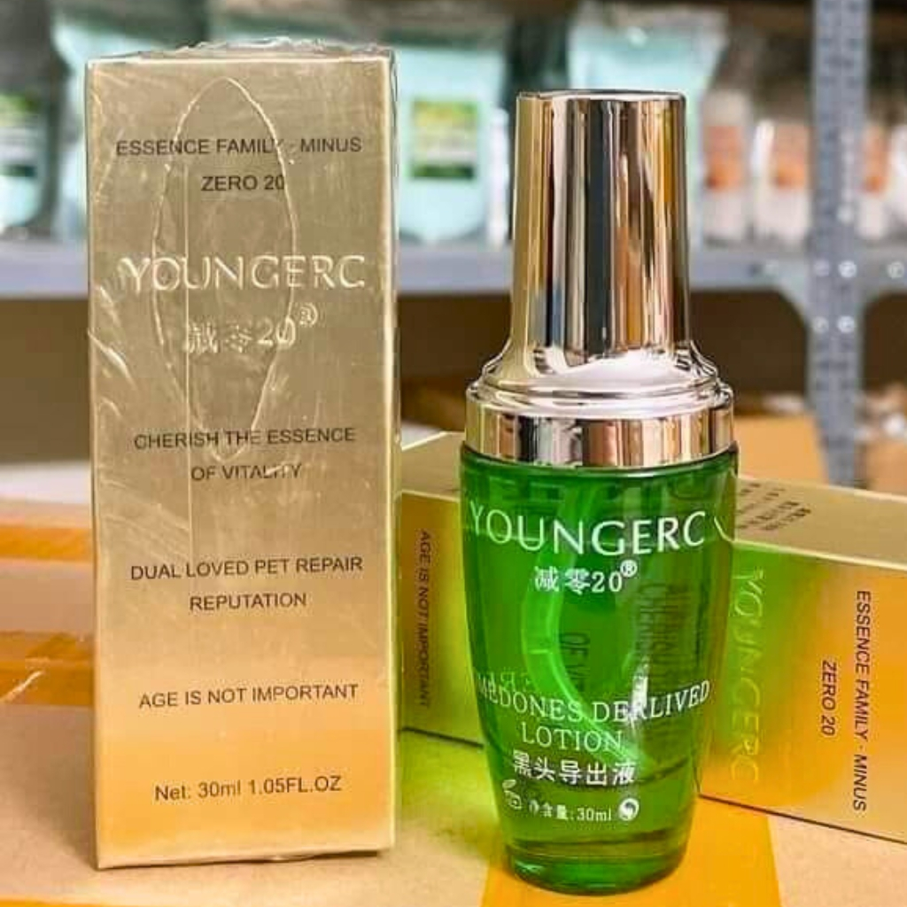Ủ mụn Youngerc đầu đen, mụn cám Youngerc chai 30ml