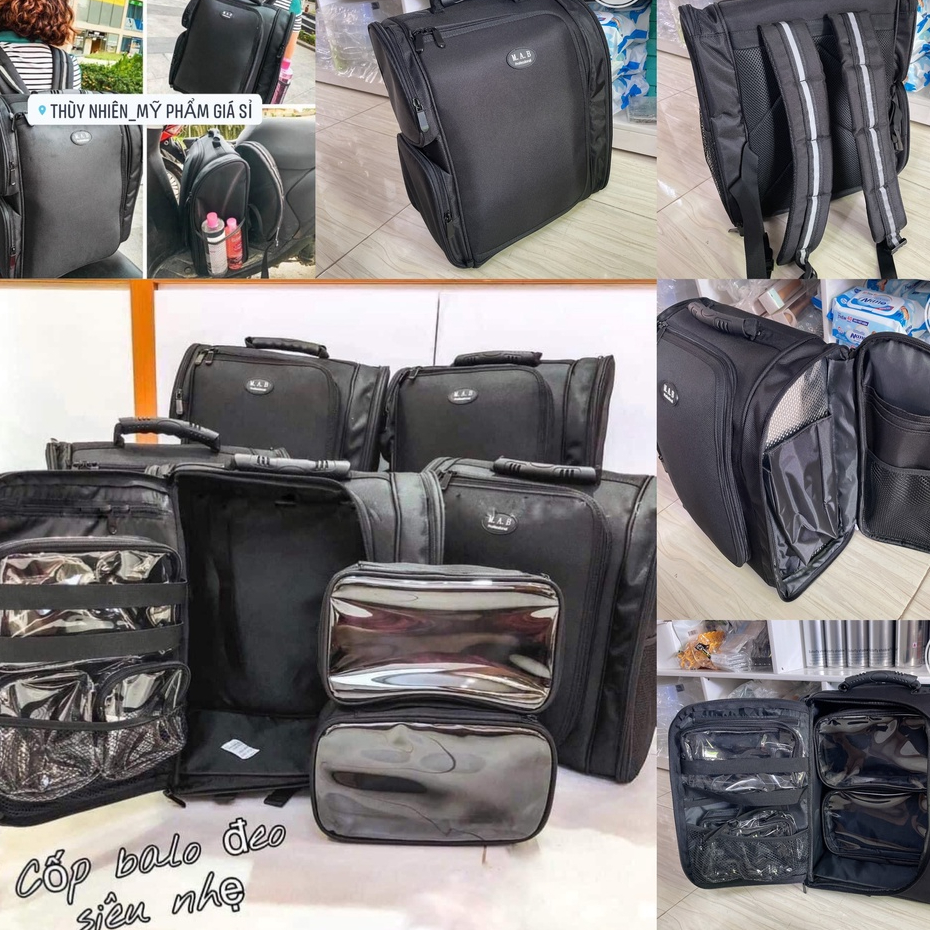 Cốp Balo M.A.B cao cấp (Cốp đựng mỹ phẩm trang điểm)