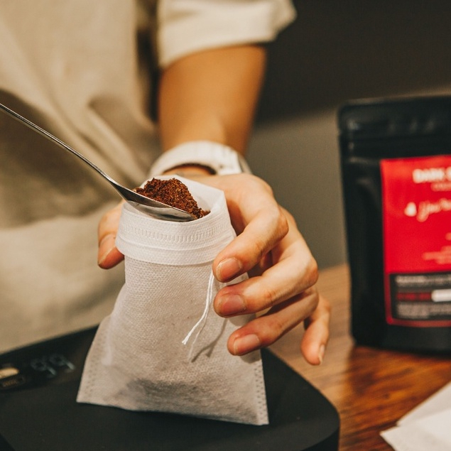 COMBO 100 Túi lọc trà, cà phê ủ lạnh chất liệu vải có dây rút nhiều kích thước- Phukientuiloc