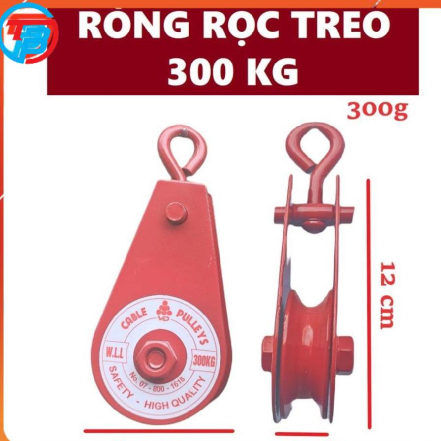 Ròng Rọc Pully 300 kg Cáp Thép Thái Bình Vina
