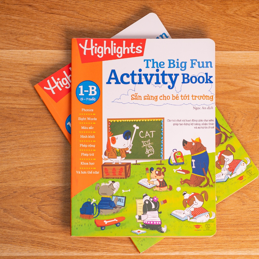 Sách Big Fun Activitity Books 1A 1B Sách phát triển tư duy cho bé 5 7 tuổi Á Châu Books