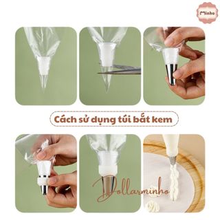 Túi bắt kem nilong < Tặng đui ngẫu nhiên>