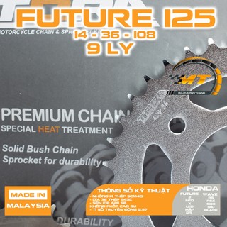 Nhông sên dĩa Tora xe Future 125 , Future Led , Future mập
