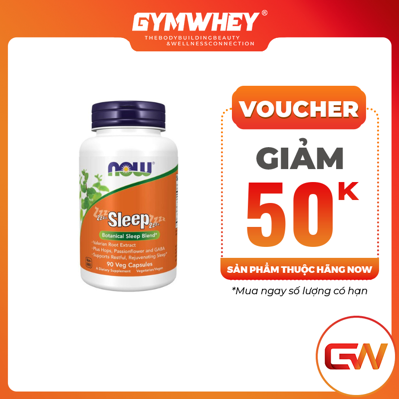 NOW SLEEP Hỗ Trợ An Th ần, Cải Thiện Chất Lượng Giấc Ngủ 90 Viên