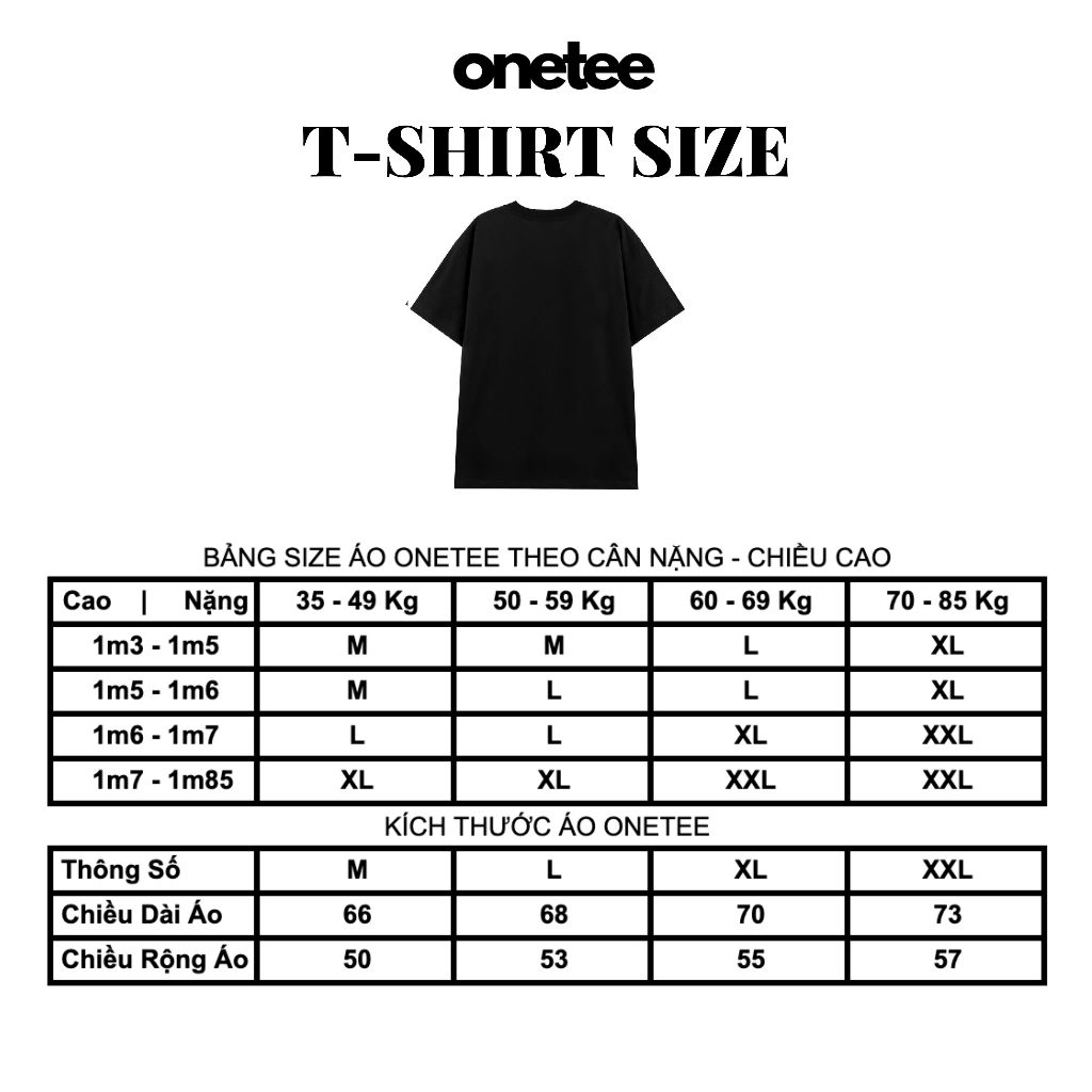 Áo Thun Local Brand Unisex OneTee HSTS Form Rộng Tay Lỡ Nam Nữ Cổ Tròn Top Menswear | BigBuy360 - bigbuy360.vn