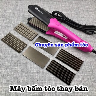 ✅Máy duỗi bấm tóc HQ 989 - Lưỡi kẹp chuyên dụng, nhiệt độ 140-220°C, công suất 50-100W, an toàn, màu tím, đen, đỏ