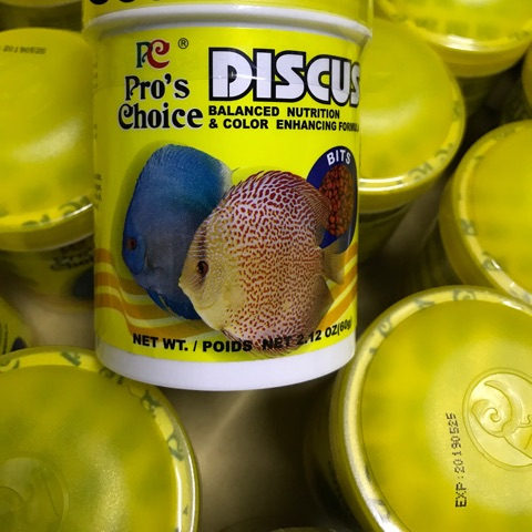 Thức ăn cá dĩa Discus Bits cá dĩa Pro’s choice đạm thô >44%