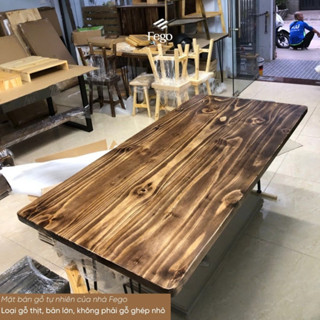  Mặt Bàn Gỗ Thông Tự nhiên FEGO Dày 3.5cm  KHÔNG BAO GỒM CHÂN BÀN  Cho Bàn Làm Việc Văn Phòng 