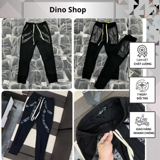 Quần Nỉ Jogger Nam Vá Da 2 Bên Quần Form Siêu Đẹp - Quần Nỉ Dài Nam Form Dáng Đơn Giản