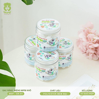 Gạc rơ lưỡi/gạc răng miệng Mipbi (Hộp 30c)