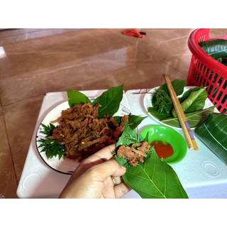 Combo 5 cái Nem Nắm đặc sản Thanh hoá. Được làm từ thịt và bì lợn. Làm chín Nem bằng lên men thính gạo