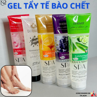 Tẩy tế bào chết body Dr. Meinaier chính hãng 350g - Gel tẩy da chết massage toàn thân Spa, mềm da chà gót - Nails Red