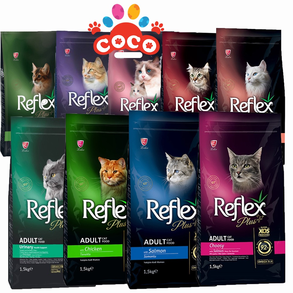 Hạt Cho Mèo Reflex Plus 1.5kg (Thổ Nhĩ Kỳ)